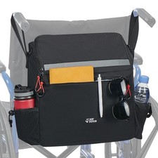 Wheelchair Bag, Wheelchair Backpack, Wheelchair Accessories Bag with Cup Hold...