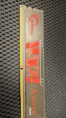 G.SKILL Aegis DDR4-3000 8GB DIMM Desktop Memory F4-3000C16D-16GISB CL16-18-18-38