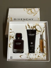 Givenchy L'Interdit Rouge Eau de Parfum 2.7 oz Fragrance 3 Pc Gift Set Box NEW!!