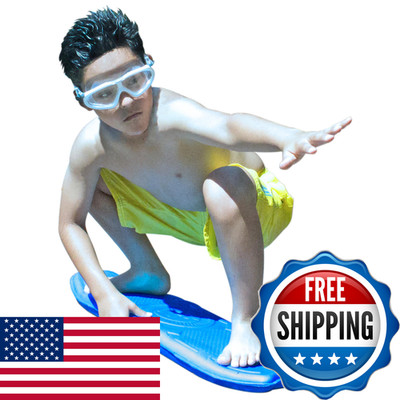Poolmaster Swimming Pool Underwater Surf Board And Kickboard Pool Toy Blue