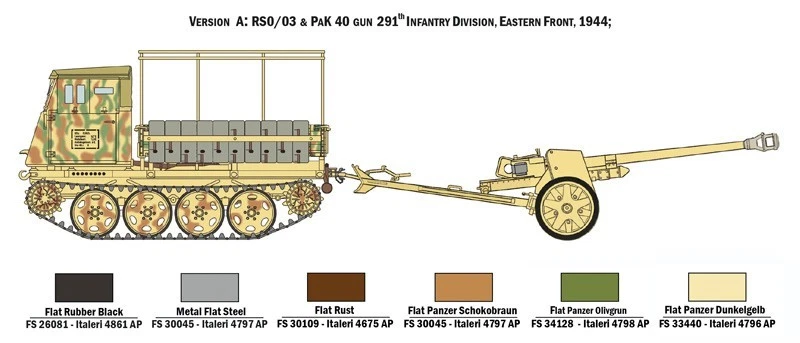 ✅ITALERI 6563 - Scala 1 : 35 RSO/03 with PAK 40 Veicoli militari Germania - Immagine 4 di 4