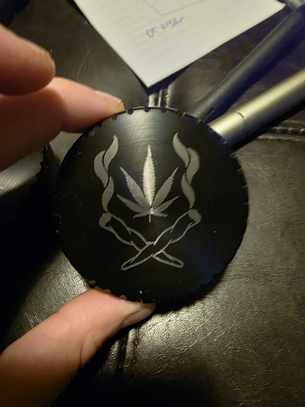 Custom Hemp And Joint 63mm 3 Piece Toothless Herb Hemp Spice Grinder
Opens in a new window or tab