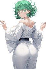 Tatsumaki Wife Back View Vinyl Car Decal Sticker 7" Weatherproof