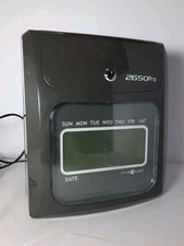 Pyramid Punch Card Time Clock System 2650 no key