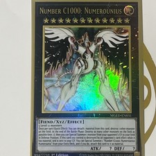 Yu Gi Oh Numero C1000: Numerounius | 1° Edizione Premium Gold Rara NM