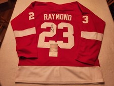 LUCAS RAYMOND signed RAYMOND custom jersey JSA COA SIZE XL