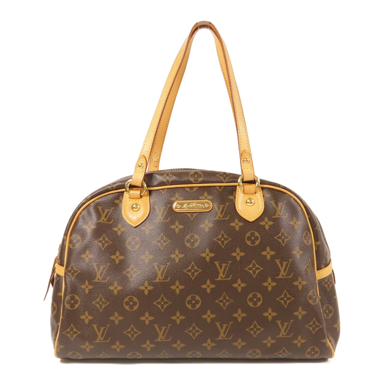 LOUIS VUITTON（LV） Borsa a tracolla Louis Vuitton LV GHW Montorgueil GM M95566 Monogram Marrone