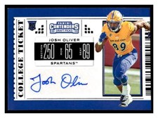 2019 Panini Contenders Draft Picks Collegiate #162 Josh Oliver