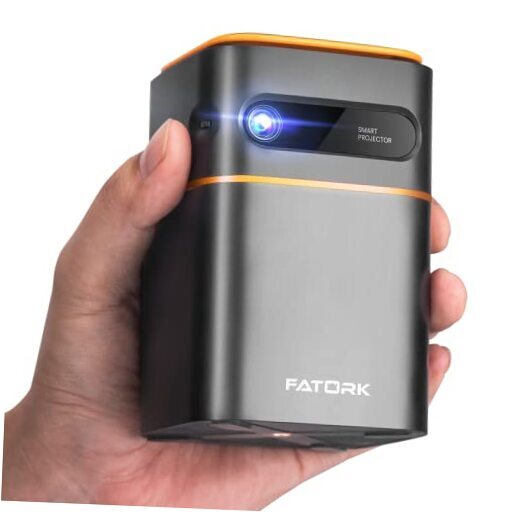 FATORK Mini Projector, 5G WiFi 6 Bluetooth Pro Edition with WIFI&BlueTooth