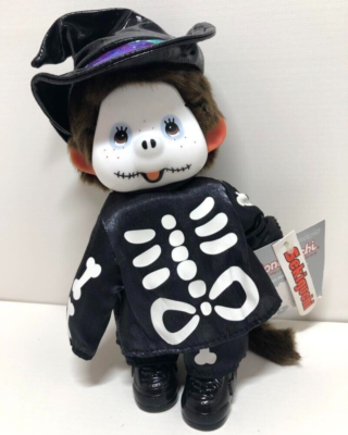 2008年発売 新品 スケルトン モンチッチmonchhichi 1231 New skeleton Monchhichi released in 2008 S size With Tag