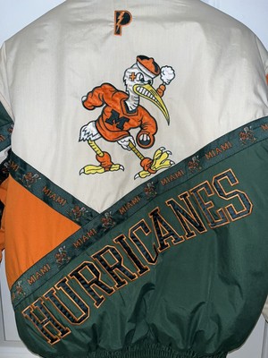 Vintage Miami Hurricanes Starter Jersey Adult Large Green White Baseball  90s Vtg