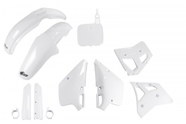 FULL Yamaha YZ 250 1991 White UFO Plast Fairing Plastic Kit
