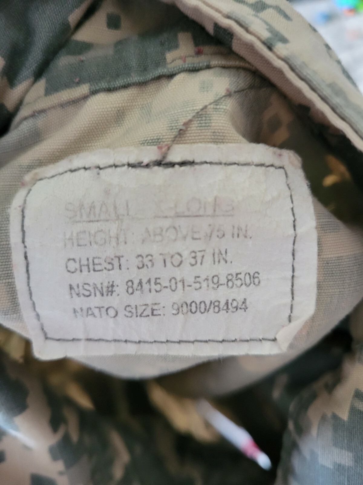 US ARMY combat uniform field military jacket hunting … Gem