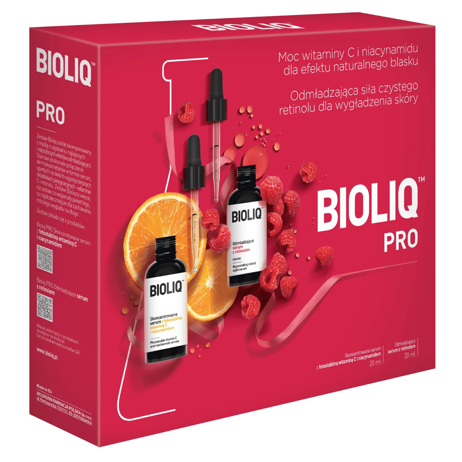 Bioliq Pro Set, Serum Vitamin C 20 ml + Rejuvenating , 20 ml
