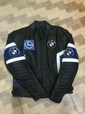 New BMW Motorrad Leather Motorbike Jacket MotoGP BMW Motorcycle Biker Jacket