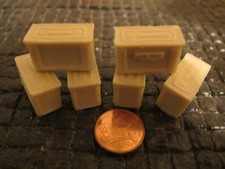 US Cal 50 mm Patronen Gurt Munition Kiste Deko RC Panzer Ladegut Zubehör 1/16