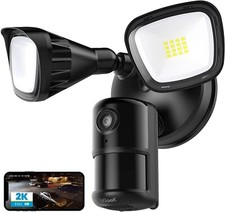 ieGeek Outdoor 2K Floodlight Security Camera Color Night Vision WiFi Home CCTV