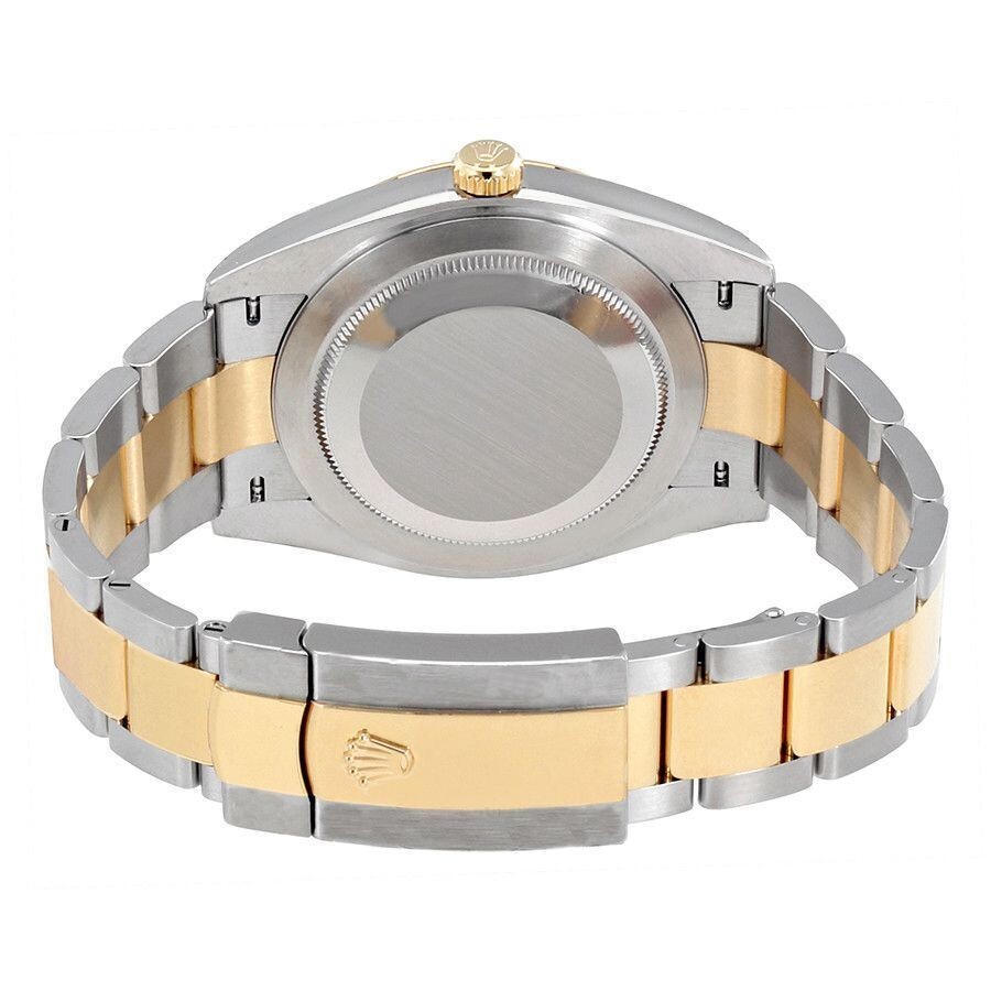 Rolex Datejust II 41mm 116333 Champagne Dial Diamond Oyster Two-Tone Men's Watch image 2
