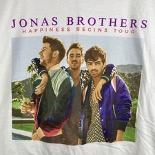 Jonas Brothers Happiness Begins Tour 2019 T Shirt Women  s Large Nick Jonas