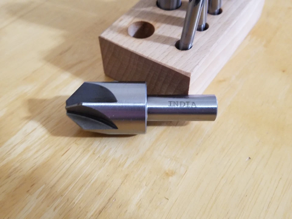 90 Degree HSS Countersink 8 Piece Set 6 Flute 1/4"-1" - 206-201 - Image 3 of 3