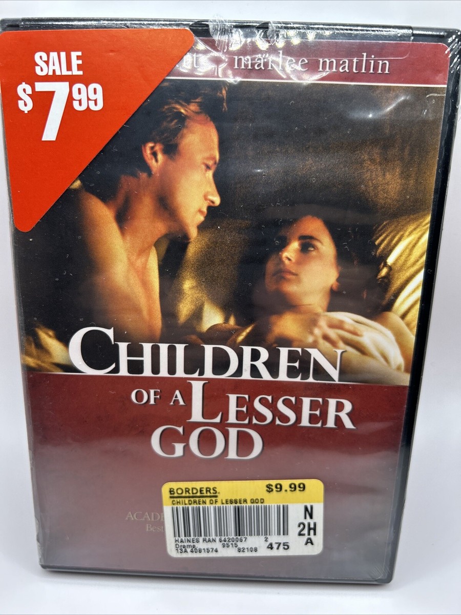 NEW--CHILDREN OF A LESSER GOD (DVD, 1986) New Sealed Marlee Matlin
