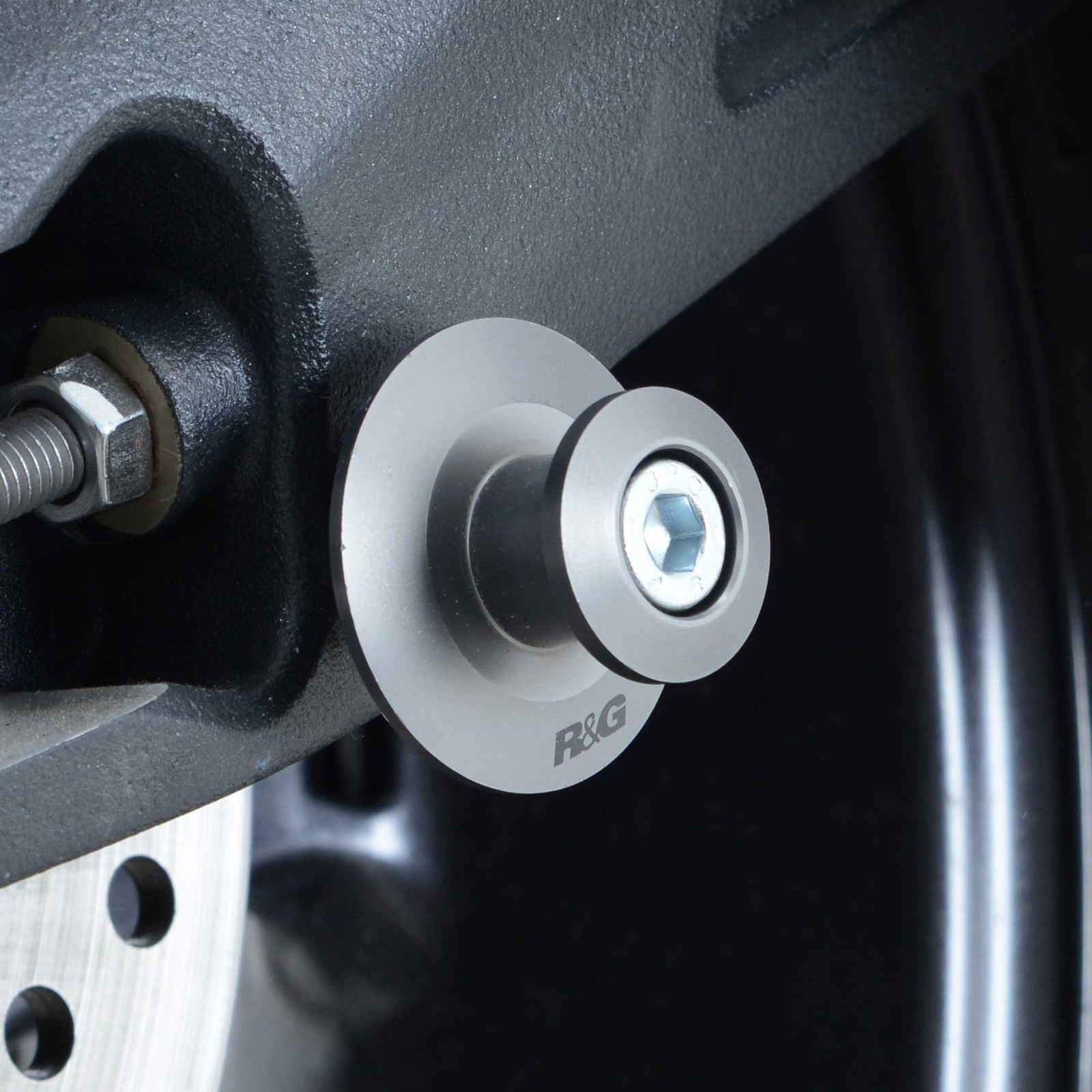 R&G M8 Paddock Stand Bobbins Titanium For Triumph Street Triple 675