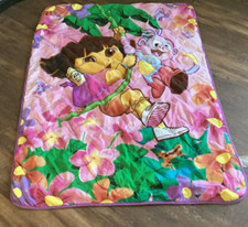 Dora The Explorer Quilt/Throw/ Size: 58 Inches X 44 Inches Reversible 