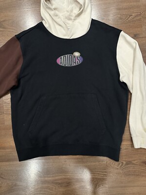 ADIDAS Originals Trefoil Area 33 Mens Black Hoodie French Terry - Main Image