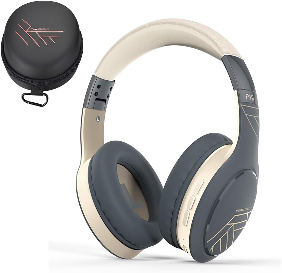 Powerlocus Bluetooth Headphones, Bluetooth Headphones over Ear, Wireless  Headpho