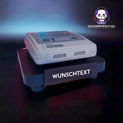 Halterung passend für Super Nintendo SNES Konsolen Aufsteller Halter Ständer