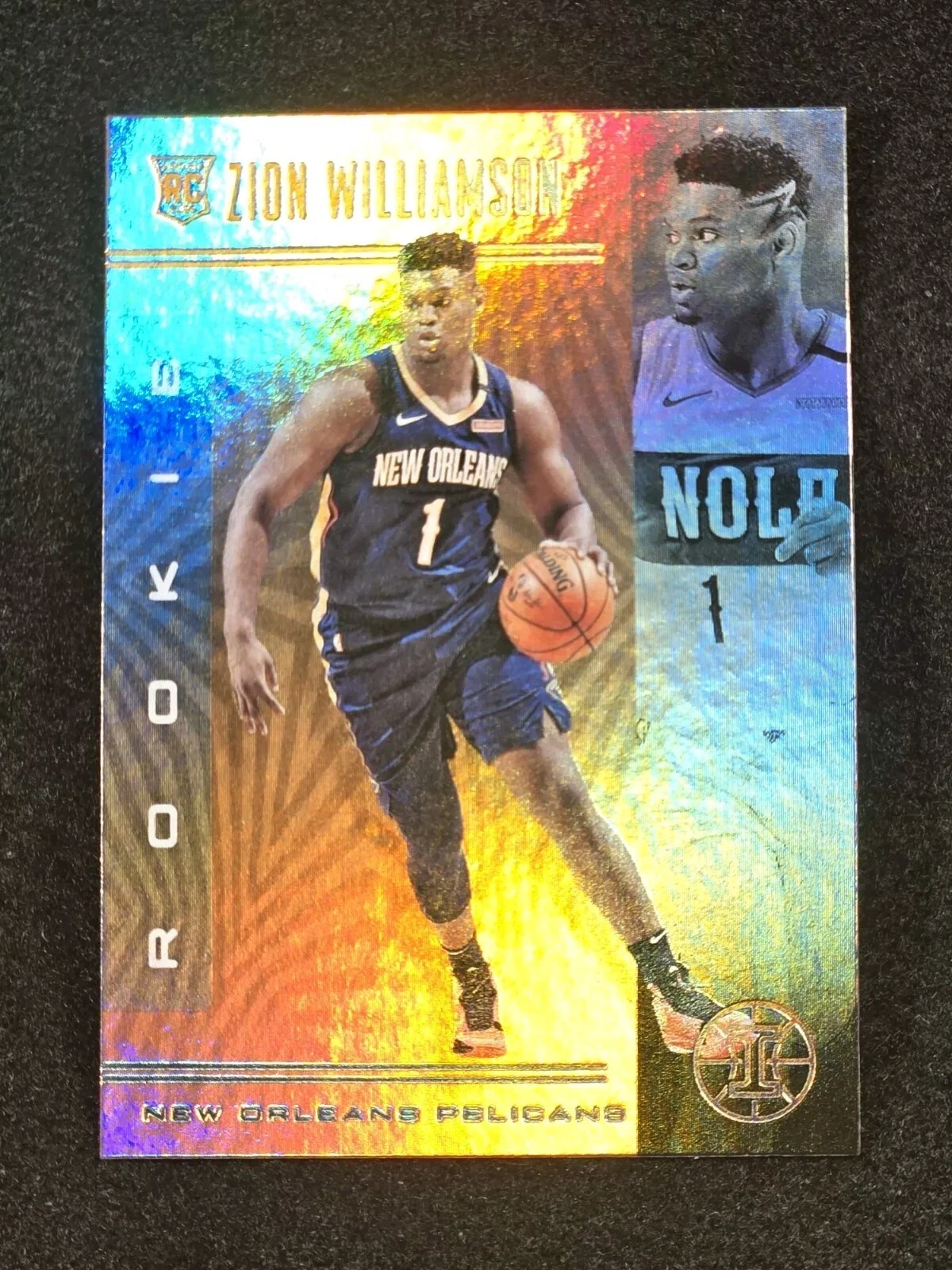 2019-20 Illusions ZION WILLIAMSON #151 BRONZE PARALLEL ROOKIE RC PELICANS.