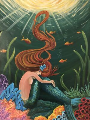 Mermaid Fantasy Acrylic Original
