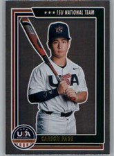 2022 Panini Stars and Stripes Longevity Retail #81 Carson Page NM-MT ID:44962