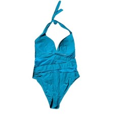 NWOT Teal Halter One-Piece Swimsuit 2XL