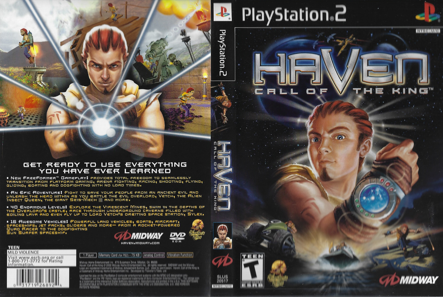Haven Call Of The King Sony Playstation 2 2002 European Version For Sale Online Ebay