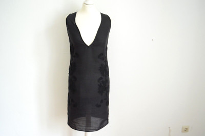 ALESSANDRO DELL´ACQUA Kleid Abendkleid kurz sexy NEU! D34 IT38 Minikleid Schwarz