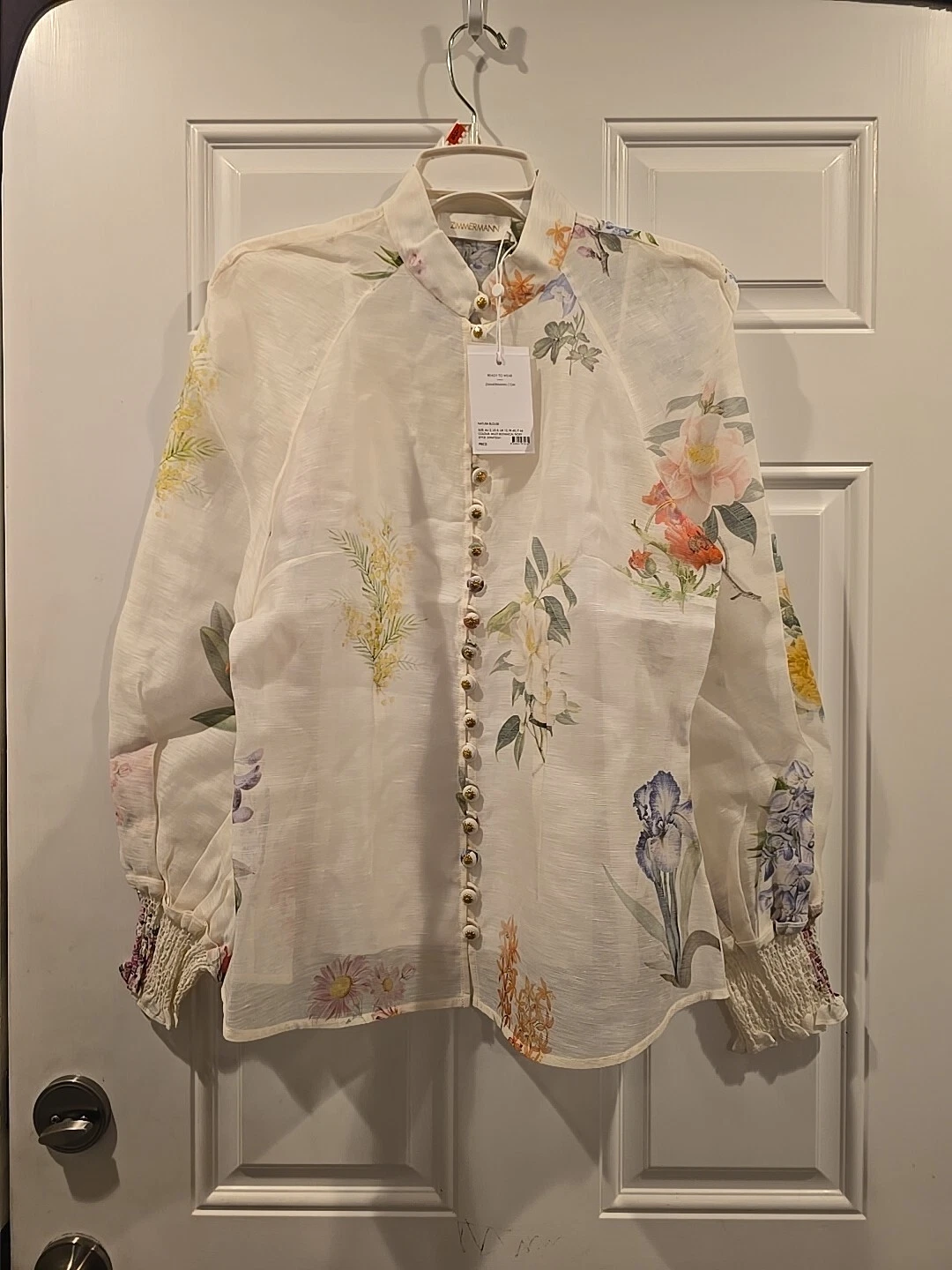 Zimmermann Natura Blouse White US Size 8 AU Size 2
Opens in a new window or tab