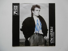 Nik Kershaw Autogramm signed 18x18 cm Single "The Riddle"