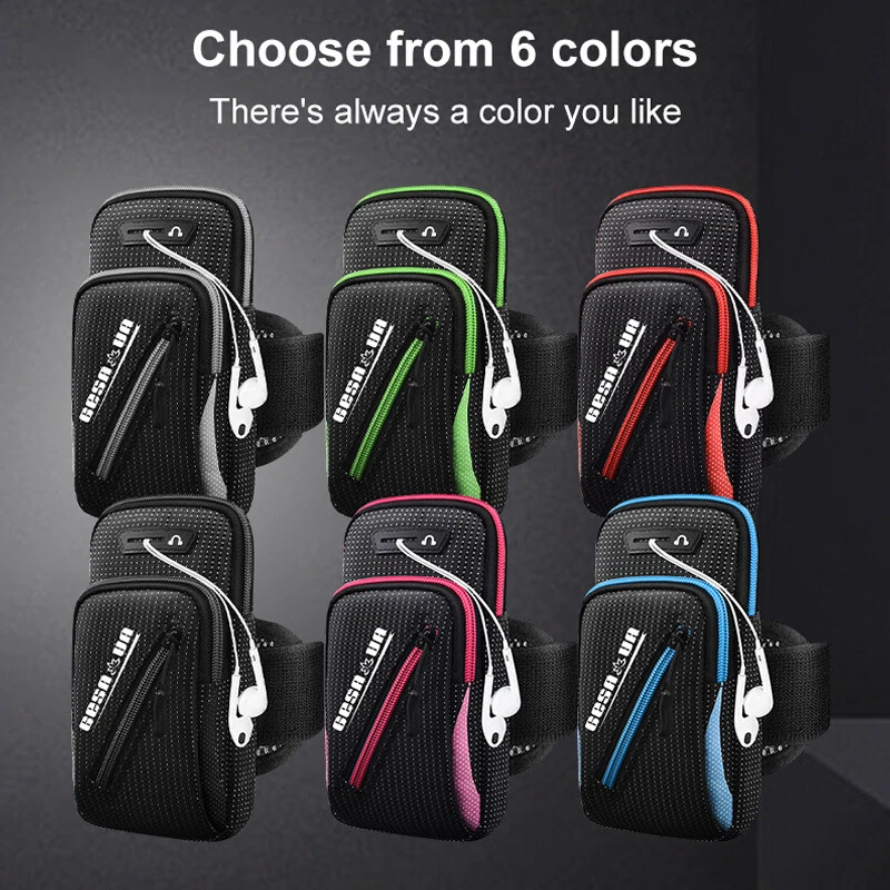 Sports Gym Running Jogging Armband Arm Band Bag Holder Case Cover For Cell Phone - Image 2 of 4