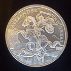 Alexander The Great Legendary Warriors Vtg-999 Silver 1 Oz Ounce Art Bar Round