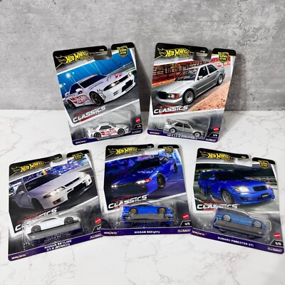 Hot Wheels Modern Classics Premium - Mercedes, Subaru, Nissan Skyline Pandem