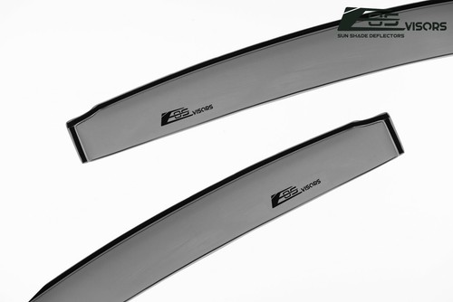 Viseras para ventana lateral teñidas de humo para Acura RSX DC5 02-06 protectores contra la lluvia deflectores - Imagen 10 de 12