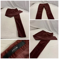 Joes Jeans Sz 26 Purple Cotton Stretch Made In USA Flat Front YGI N2-454