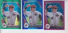 (3) Prizm Draft Mike Jarvis RC Green Pulsar, Pink Velocity, Carolina Blue #163