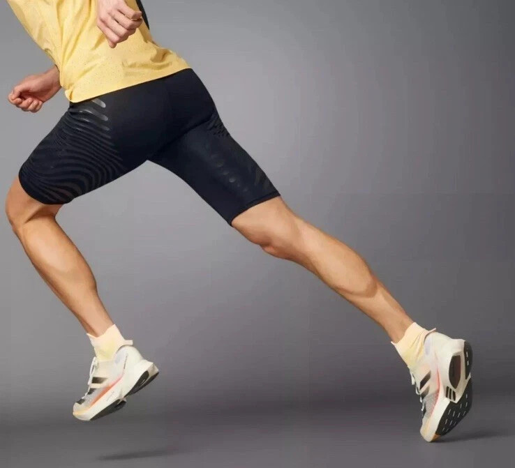 Adidas ADIZERO Rheon Pro Elite Half Tights Running Shorts
