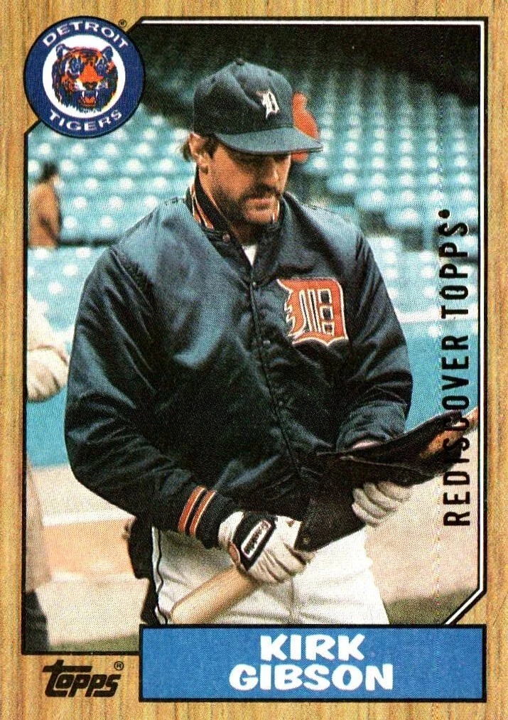 Kirk Gibson trading card