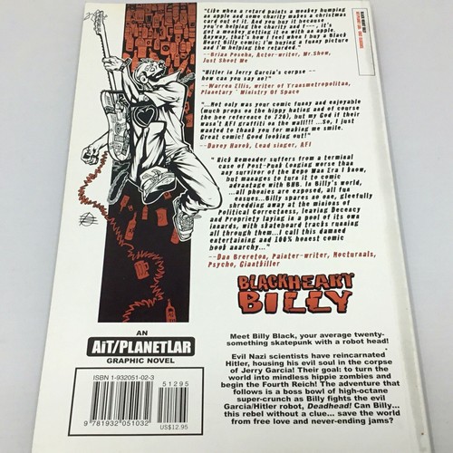 Black Heart Billy (AiT/Planet Lar August 2002) Rick Remender Kieron Dwyer - Picture 2 of 6