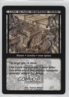 1996-98 Battletech CCG Com Guard Response Team 2s8