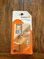 Safety 1st Cabinet  Drawer Latches Childproof Locks x7 Pack, NEW  Easy Install