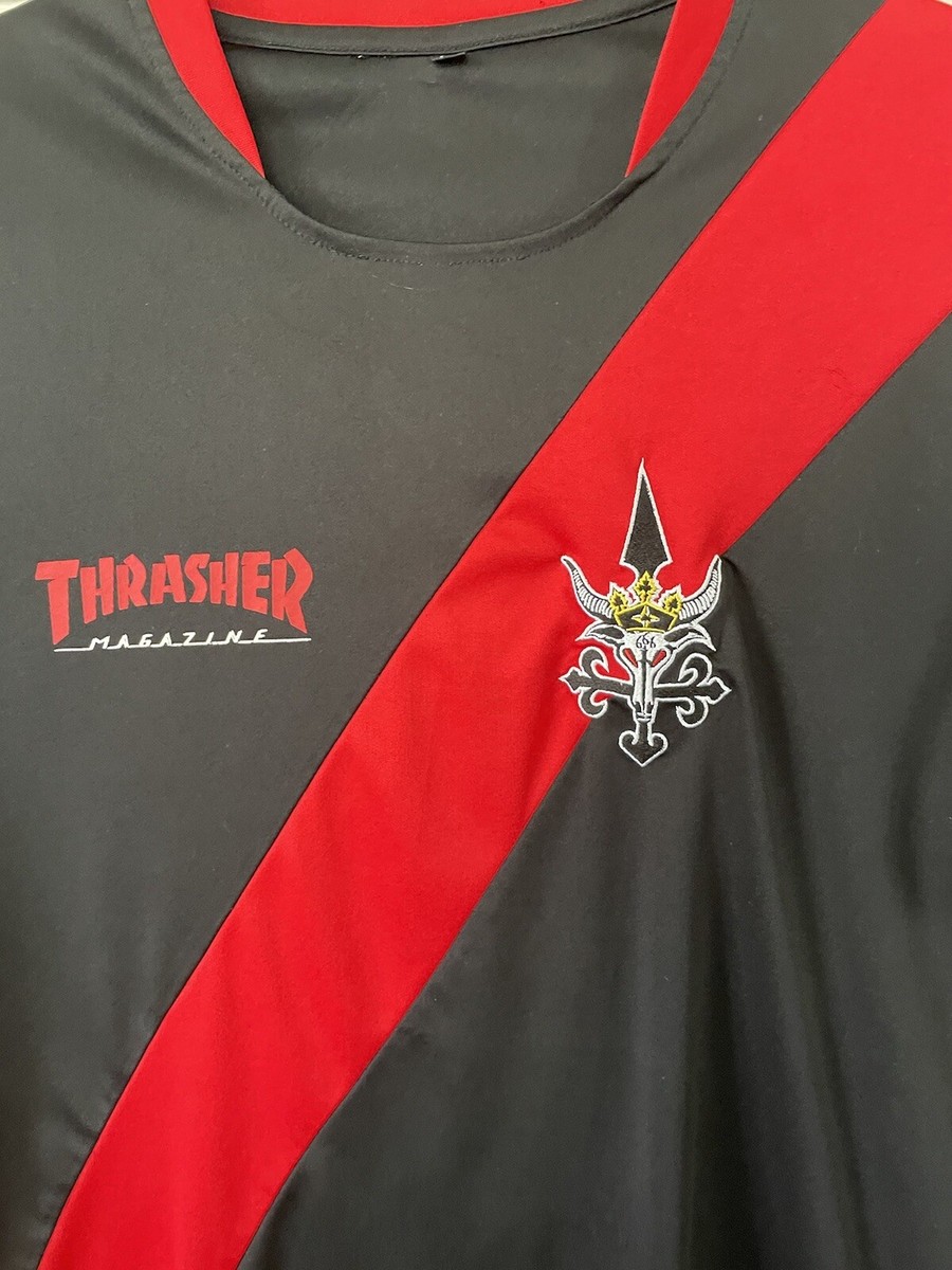 Limited Edition Thrasher Magazine Skateboard Futbol Soccer Jersey